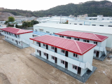 Prefabricated house T system with four slope for domitory